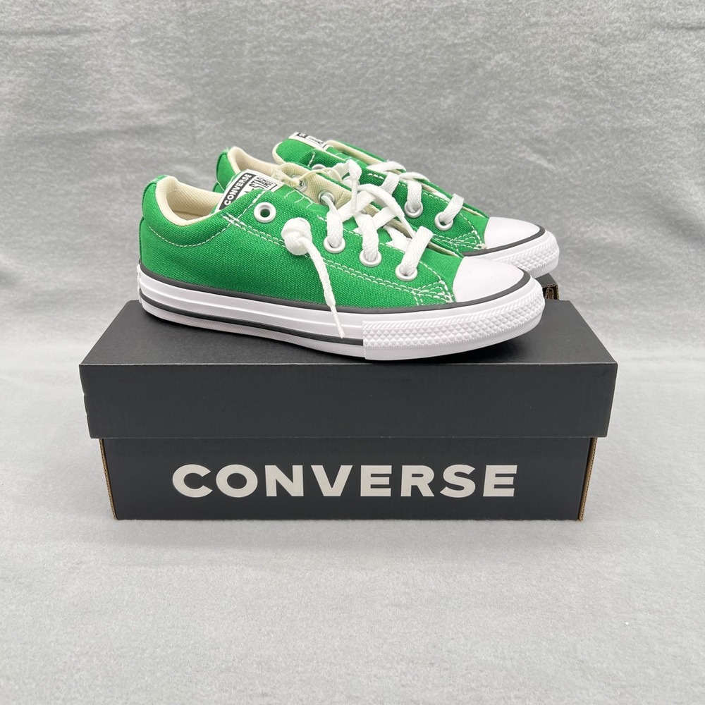 Converse Chuck Taylor All Star Street Ox Kids Green Sneakers A17176F Size 1Y